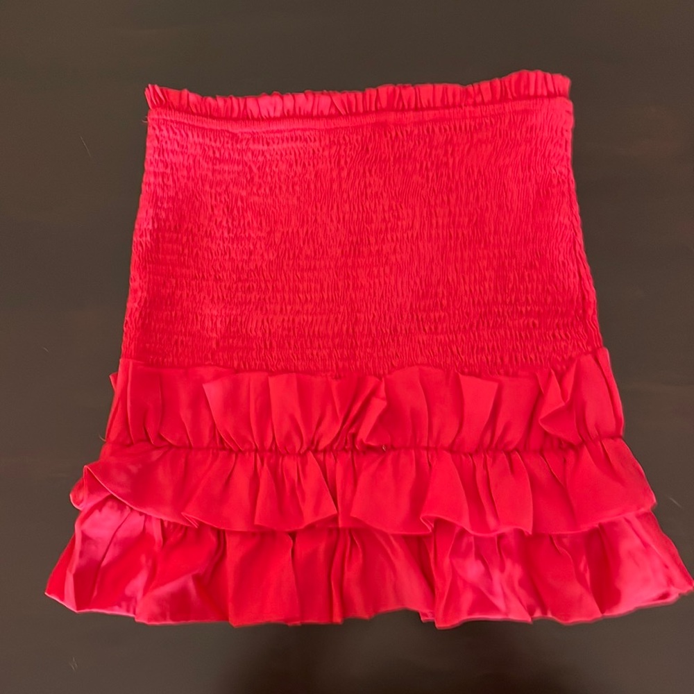 Dobe Sz L Candy Apple Red Skirt